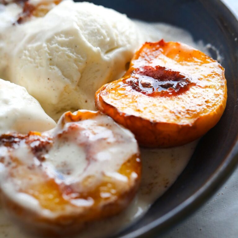 Air Fryer Peaches – All Nutritious