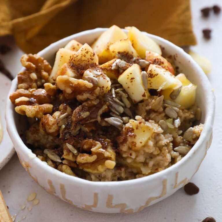 Apple Cinnamon Oatmeal – All Nutritious