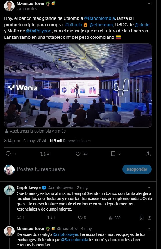 3 reasons that explain why Bancalombia now offers services with bitcoin