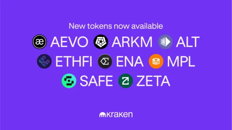 Kraken adds Ethena (ENA) and 7 other altcoins