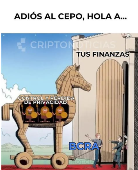 End of the stock in Argentina and where is the price of Bitcoin?