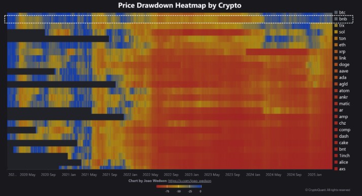 The Token created by Binance demonstrated great strength so far from 2025