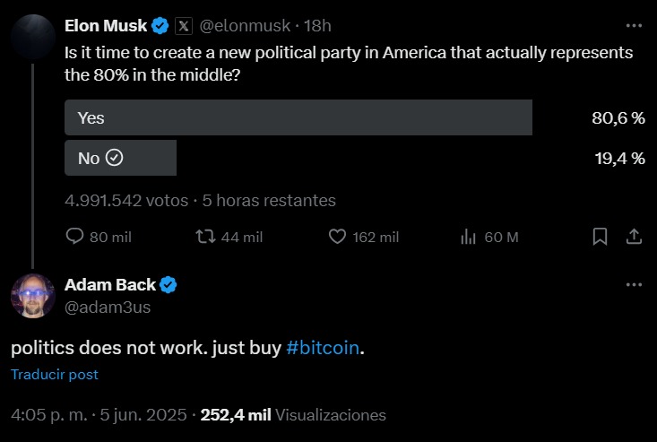 Adam Back on Musk proposed match