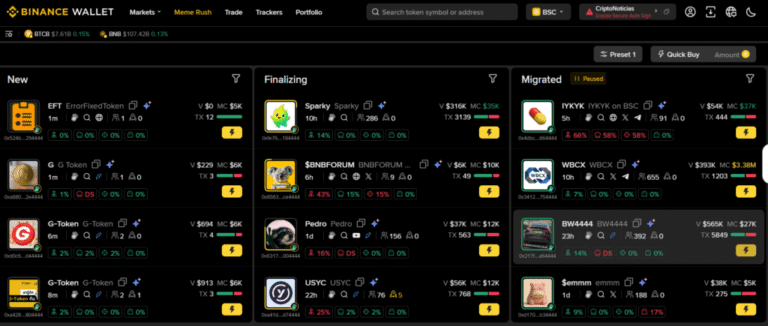 The mature binance wallet and reaches the web version of Exchange
