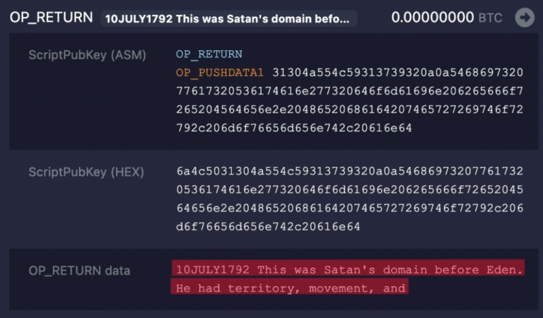 They embed a conspiracy and messianic story in the Bitcoin network