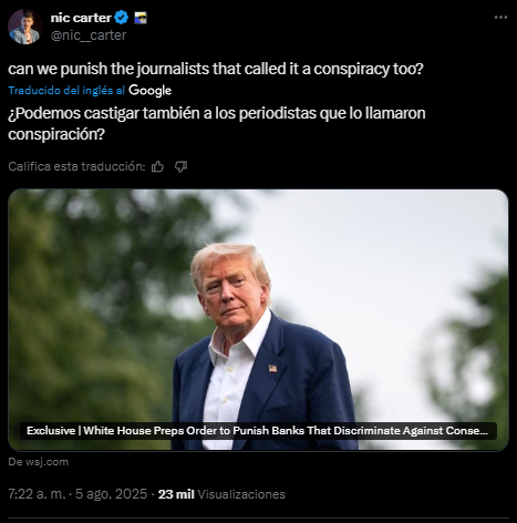 Trump saves Bitcoin from banks with new order What does it mean for the industry?