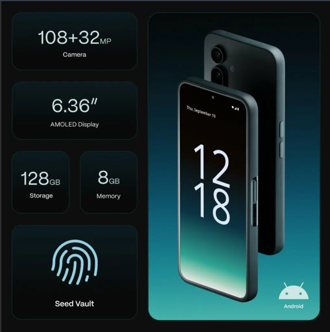 Solana begins sending her smartphone