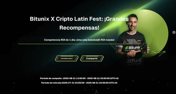 Bitunix opens the registration for trading competition in Latin Fest