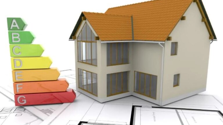 Homes with a high energy rating cost almost 10% more expensive