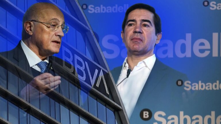 Banco Sabadell and BBVA open with increases in the stock market in the week in which the result of the takeover bid will be known