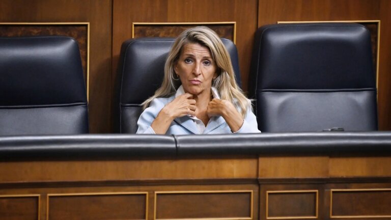 Yolanda Díaz demands from the PSOE a “Trump rate” of 15% so that large technology companies pay taxes in Spain