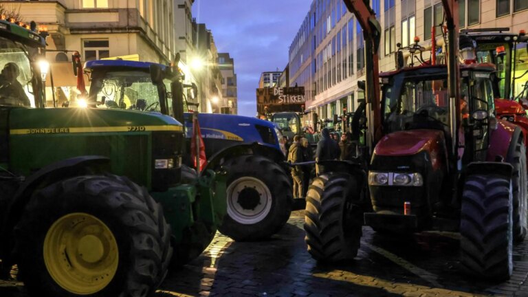 Up to 15,000 farmers from all over Europe and 500 tractors will fill the streets of Brussels this Thursday against the cut in aid to the countryside and Mercosur